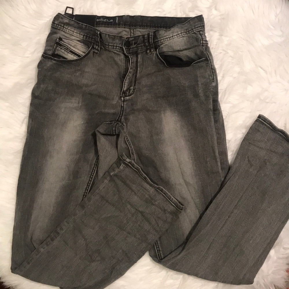 Empire skeletor skinny jeans